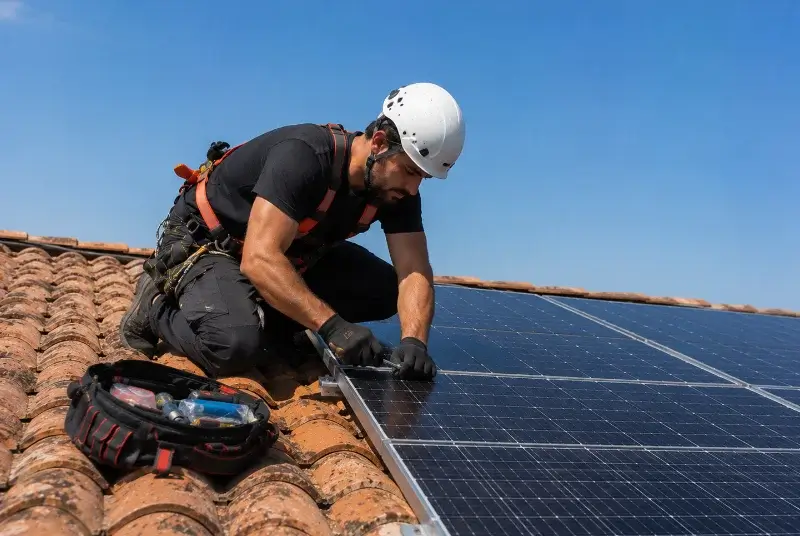 Maintenance et monitoring de panneaux solaires à Herbsheim